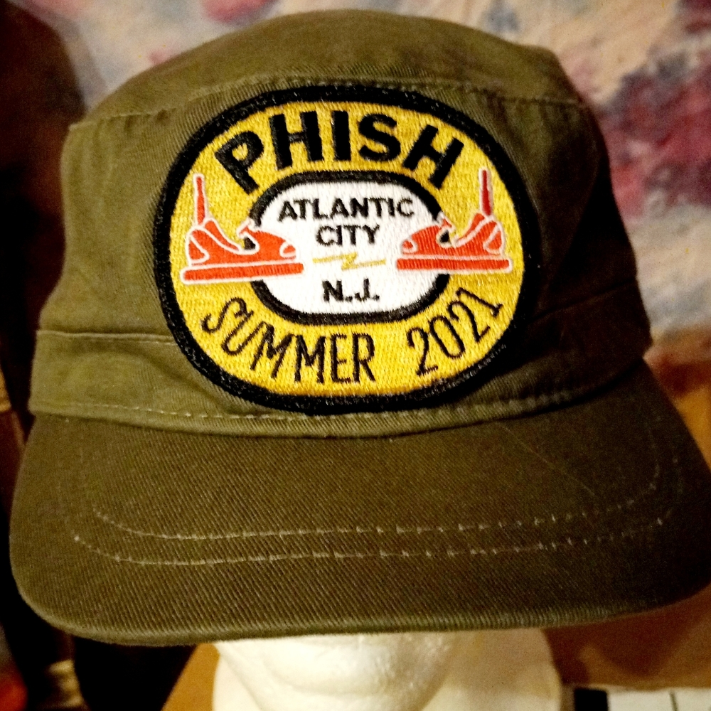 Phish hat, Phish Atlantic City 2021, Phish cadet hat